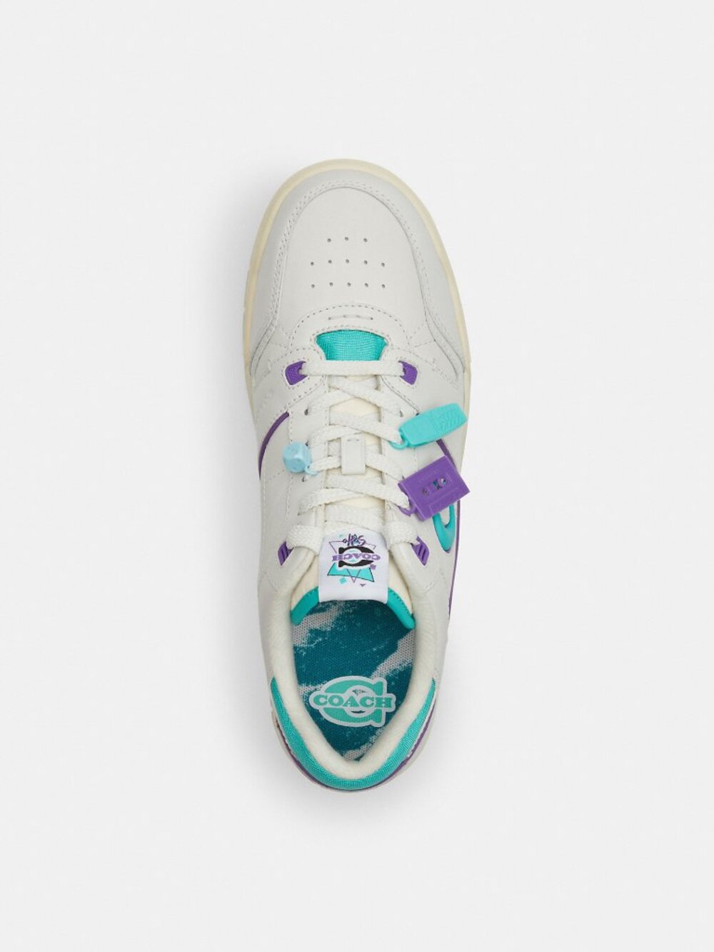 Coach โ90s Pack Soho Sneaker With Charms Size 8.5